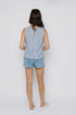 Keri-Sleeveless Woven Shell